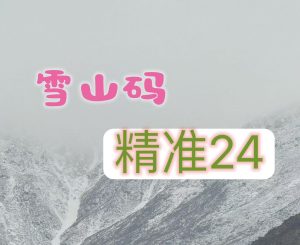 165期雪山精选24码-澳门国际